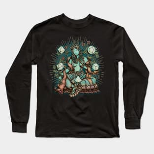 Sacred Geometry Mother - muted colors Long Sleeve T-Shirt